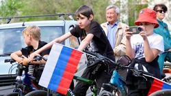 Ко Дню Победы в Камызяке прошел патриотический велопробег