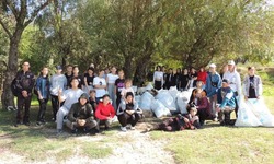 Камызякские волонтёры собрали более 50 мешков мусора на побережье Кизани