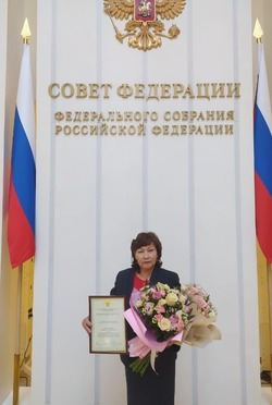 Руководитель соцучреждения из Камызякского района побывала в Совете Федерации