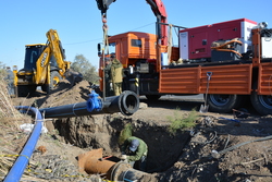 В Камызякском районе отремонтирован ещё один участок водопровода