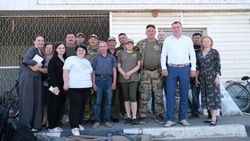 Камызякцы отправили на фронт юбилейную партию помощи 