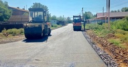 В Камызякском районе закончили ремонт дороги на улице Заречная