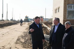 В селе Каралат строят новую дорогу