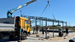 В Раздоре завершается строительство парка