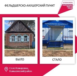 В пяти камызякских сёлах появились новые ФАПы