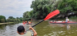 В Камызякском районе юные туристы-краеведы совершили водный поход