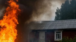 В Камызякском районе горели дачи