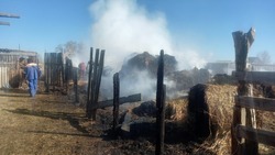 В Камызякском районе горят сеновалы и дачи