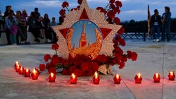 В Камызяке прошла акция «Свеча Победы»