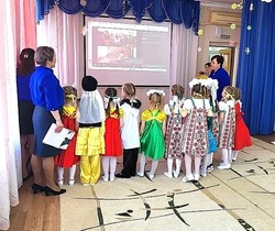 Камызякцы устроили телемост «Россия-Беларусь»