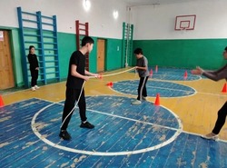 В камызякской школе прошли Рождественские спортивные игры