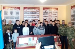 Камызякские школьники посетили воинскую часть
