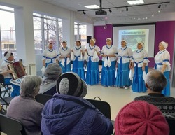 В Камызякской районной библиотеке прошёл концерт «Зимние картинки»