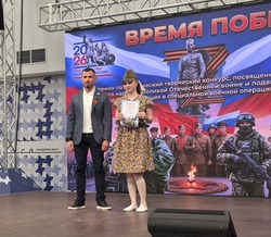 Воспитанники камызякского детского центра выступили на конкурсе «Время Победы» 