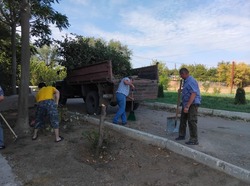 В Волго-Каспийском доме-интернате прошел субботник