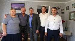 В Камызякском районе посетили семью мобилизованного